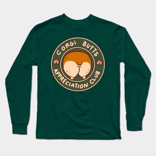 Corgi Butts Appreciation Club Long Sleeve T-Shirt